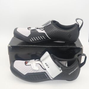 NEW Louis Garneau Men's 11.5 Tri X-Speed XZ Cycling Shoes EU 46 Black White